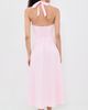 WAYF WAYF Heidi Halter Midi Dress Light Pink - 3