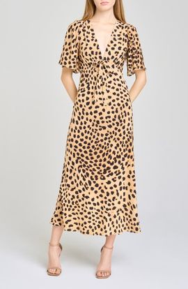 wayf sammie pleat midi dress Wayf X Styled Coco! Sammie Pleated Strapless Sundress In Red - 60% Off