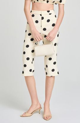 WAYF WAYF Marcy Polka Dot Capri Pants