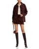 Wayf Wayf Molly Faux Leather Mini Skirt - 2