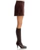 Wayf Wayf Molly Faux Leather Mini Skirt - 4