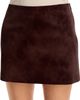 Wayf Wayf Molly Faux Leather Mini Skirt - 5