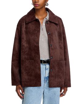 Wayf Wayf Rita Faux Suede Jacket