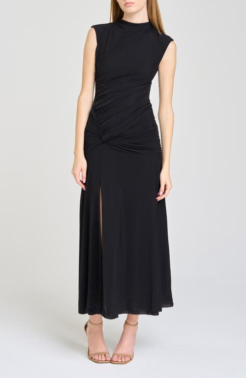 WAYF WAYF Sarielle Ruched Midi Dress