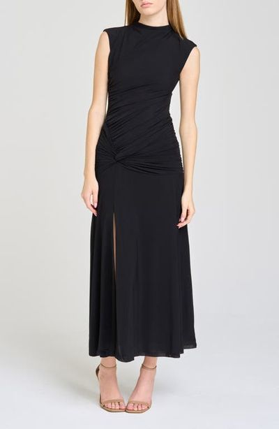 wayf sleeveless midi slip dress Wayf Women's Slip On Midi Dress Blue Size Small Spaghetti Strap Evening  Wear