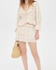 WAYF WAYF Sophia Ruffle Skirt Beige - 5