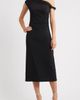 WAYF WAYF Tara One-Shoulder Cocktail Midi Dress - 1