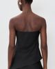 WAYF WAYF Vienna Strapless Satin Top Black - 3