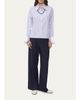 WE-AR4 The Avenue Pinstriped Wide-Leg Pants - 2