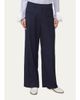 WE-AR4 The Avenue Pinstriped Wide-Leg Pants - 4