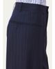 WE-AR4 The Avenue Pinstriped Wide-Leg Pants - 5