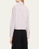 WE-AR4 The CC Striped Drawstring Cotton Shirt - 3
