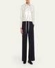WE-AR4 The Chaplin Pinstripe Straight-Leg Trousers - 5
