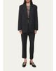 WE-AR4 The Diana Pinstriped Single-Breasted Blazer - 2