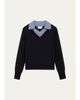 WE-AR4 The Dickie Layered Knit Sweater - 1