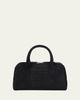 WE-AR4 The Ivy 22 Croc-Embossed Nubuck Leather Top-Handle Bag - 1