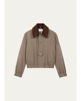WE-AR4 The Oxford Houndstooth Bomber Jacket