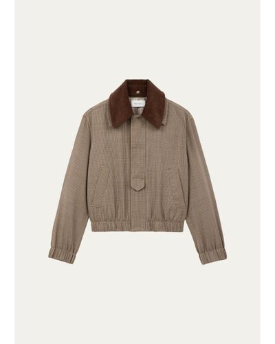 WE-AR4 The Oxford Houndstooth Bomber Jacket