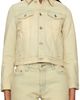 We11done We11done Beige Faded Denim Jacket - 1