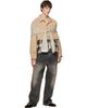 We11done We11done Beige Layered Blouson Jacket - 4