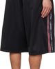We11done We11done Black 1506 Logo Tape Bermuda Track Shorts - 3