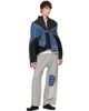 We11done We11done Black Coated Layered Harrington Jacket - 4