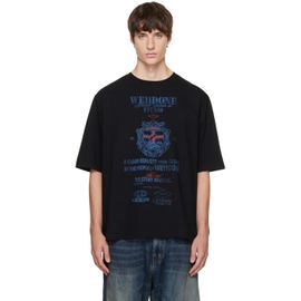 We11done We11done Black Credits Graphic T-shirt