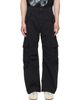 We11done We11done Black Crescent Shirring Cargo Pants - 1