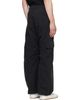 We11done We11done Black Crescent Shirring Cargo Pants - 3