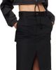 We11done We11done Black Cropped Hoodie - 4