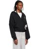 We11done We11done Black Doodle Teddy Zip-Up Hoodie - 2