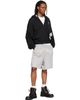We11done We11done Black Doodle Teddy Zip-Up Hoodie - 4