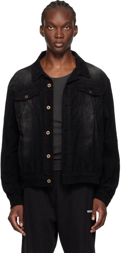 We11done We11done Black Faded Jacket