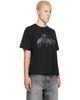 We11done We11done Black Glitter Logo T-shirt - 2