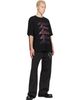 We11done We11done Black Gradient Logo T-shirt - 4