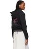 We11done We11done Black Gradient Logo Zip-Up Hoodie - 3