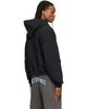 We11done We11done Black Heart Teddy Hoodie - 3