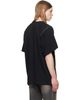 We11done We11done Black Hook & Eye T-Shirt - 3