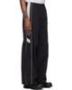 We11done We11done Black Hook & Eye Track Pants - 2