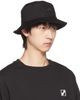 We11done We11done Black Hotfix Star Bucket Hat - 2