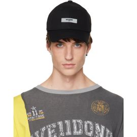 We11done We11done Black Logo Patch Cap