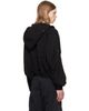 We11done We11done Black Logo Pin-Tucked Zip-Up Hoodie - 3