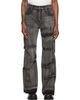 We11done We11done Black Multi-Tuck Denim Jeans - 1