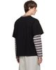 We11done We11done Black Rope-Embroidered Long-Sleeved T-shirt - 3
