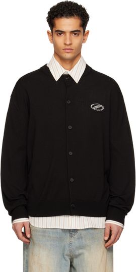 We11done We11done Black Se11done Cardigan