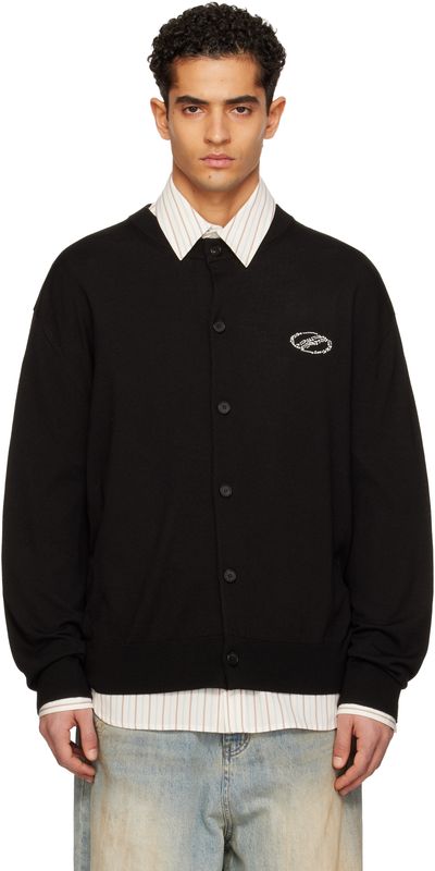 We11done We11done Black Se11done Cardigan