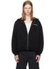 We11done We11done Black Teddy Drawing Zip-Up Hoodie - 1