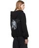 We11done We11done Black Teddy Drawing Zip-Up Hoodie - 3