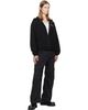 We11done We11done Black Teddy Drawing Zip-Up Hoodie - 4