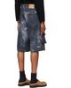 We11done We11done Black Trompe L'Oeil Cargo Shorts - 3